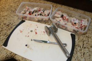 cutting board in bins