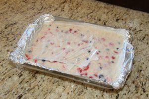 frozen in tray